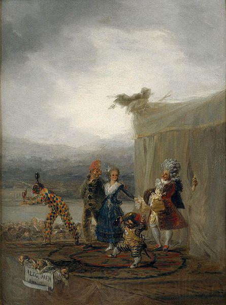 Francisco de Goya Comicos ambulantes Germany oil painting art
